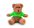 Ours en peluche promotionnel avec T-shirt couleur vert