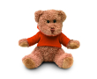 Ours en peluche promotionnel avec T-shirt couleur orange