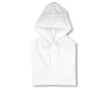 Imperméable personnalisé en plastique couleur blanc