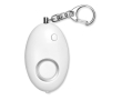 Mini alarme personnelle et porte-clés couleur blanc