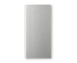 Batterie externe personnalisé solaire 8000 mAh couleur argenté mat