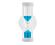 Sablier promotionnel avec ventouse couleur bleu