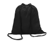 Sac à dos en coton personnalisé pour publicité couleur noir