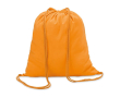 Sac à dos en coton personnalisé pour publicité couleur orange