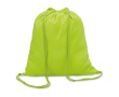 Sac à dos en coton personnalisé pour publicité couleur lime