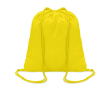 Sac à dos en coton personnalisé pour publicité couleur jaune