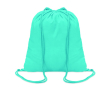 Sac à dos en coton personnalisé pour publicité couleur turquoise