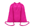 Sac à dos en coton personnalisé pour publicité couleur fuchsia