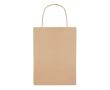 Petit sac en papier personnalisé couleur beige