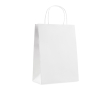 Sac en papier personnalisé de taille moyenne couleur blanc