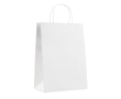 Sac en papier personnalisé de grande taille couleur blanc