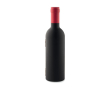 Set de vin promotionnel en forme de bouteille couleur noir