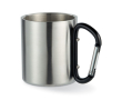 Tasse avec mousqueton personnalisée 200ml couleur noir