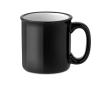 Tasses avec logo de style vintage 290ml couleur noir