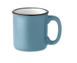 Tasses avec logo de style vintage 290ml couleur bleu