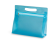 trousse de toilette de merchandising publicitaire couleur bleu