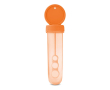 Tube à bulles à personnaliser couleur orange