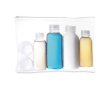 Trousse de toilette complète pour clients couleur transparent