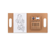 Jeu de coloriage original pour enfants couleur beige