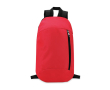 Sacs à dos personnalisés avec zip couleur rouge