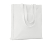 Sac en coton en couleur à soufflet couleur blanc