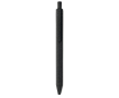Stylo écologique avec bouton poussoir couleur noir