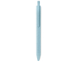 Stylo écologique avec bouton poussoir couleur bleu