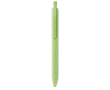 Stylo écologique avec bouton poussoir couleur vert