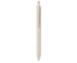Stylo écologique avec bouton poussoir couleur beige