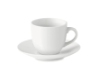 Tasse à café personnalisée avec le logo couleur blanc