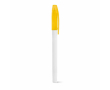 Stylo personnalisé classique pas cher couleur jaune