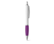 Stylo de corps blanc avec détail en couleur couleur violet