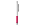 Stylo de corps blanc avec détail en couleur couleur fuchsia