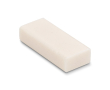 Gomme personnalisée avec logo d'entreprise couleur blanc