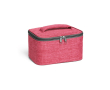 Grande trousse de toilette pour maquillage couleur rouge