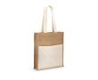 Sac toile de jute personnalisable couleur ivoire
