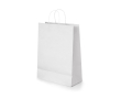 Petit sac publicitaire en carton blanc couleur blanc