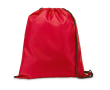 Sac à ficelle personnalisé tendance couleur rouge