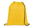 Sac à ficelle personnalisé tendance couleur jaune
