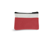 Porte-monnaie publicitaire classique couleur rouge