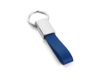 Porte-clé classique en cuir pour entreprise couleur bleu roi