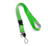 Tour de cou publicitaire avec mini cordon (2cm) couleur vert clair