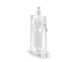 Gourde plastique personnalisable pliable couleur blanc