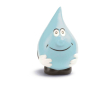 Balle anti-stress en forme de goutte d'eau couleur bleu ciel