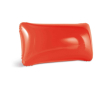 Oreiller gonflable pas cher avec logo couleur rouge