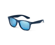 Lunettes de soleil avec verre miroir couleur bleu