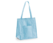 Sac de course publicitaire réfrigérant couleur bleu ciel