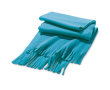 Écharpe publicitaire personnalisée en couleur couleur bleu ciel