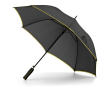 Élégant parapluie avec revers en couleurs couleur jaune