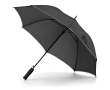 Élégant parapluie avec revers en couleurs couleur argenté mat